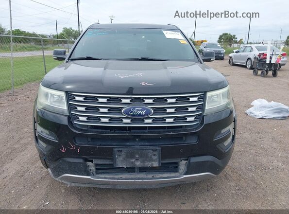 1FM5K7F85GGA29755 2016 FORD FORD EXPLORER Черный Вид задней части салона
