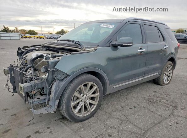 1FM5K7F85GGC14212 2016 FORD EXPLORER Серый Передняя левая четверть