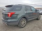 2016 Ford Explorer Limited Серый vin: 1FM5K7F85GGC14212