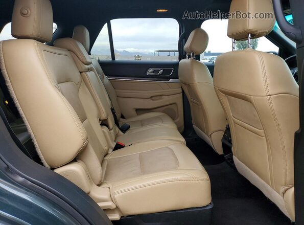 1FM5K7F85GGC14212 2016 FORD EXPLORER Серый Вид задней части салона