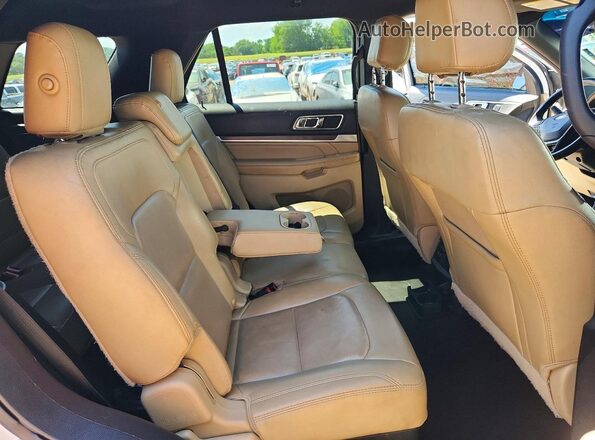 1FM5K7F85GGC25503 2016 FORD EXPLORER White Вид задньої частини салону
