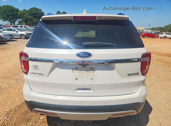 1FM5K7F85GGC25503 2016 FORD EXPLORER White Вид ззаду