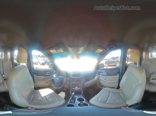 1FM5K7F85GGC25503 2016 FORD EXPLORER White Панорамний вид салону 360°