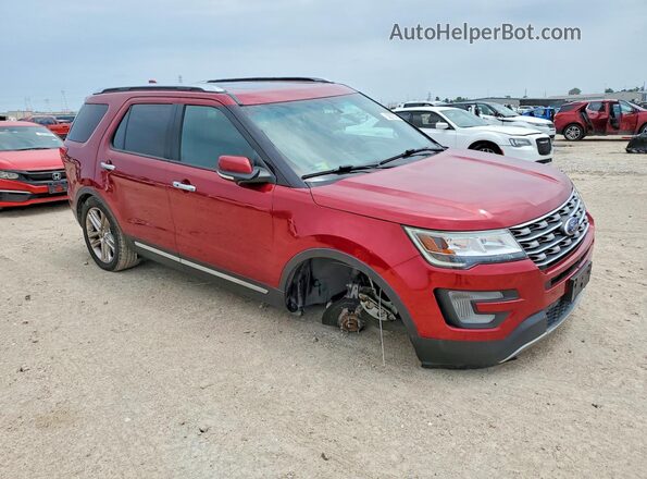 1FM5K7F85HGE22320 2017 FORD EXPLORER Burgundy Front right