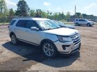 2018 Ford Explorer Limited Silver vin: 1FM5K7F85JGA12347