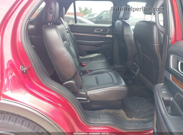 1FM5K7F85JGA21582 2018 FORD EXPLORER Красный Вид наклейки с VIN-кодом