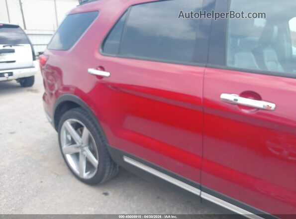 1FM5K7F85JGA21582 2018 FORD EXPLORER Красный 