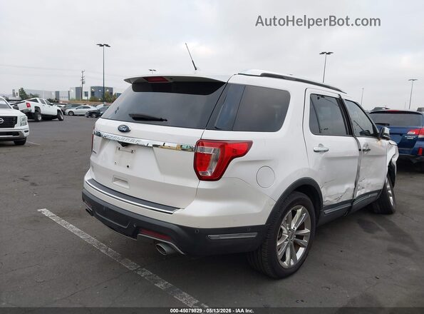 1FM5K7F85JGA69003 2018 FORD EXPLORER Белый Задняя правая четверть