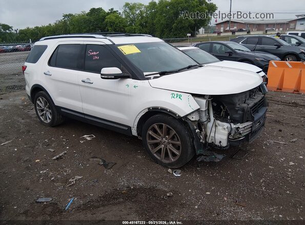 1FM5K7F86HGA34917 2017 FORD EXPLORER Золотой Передняя правая четверть