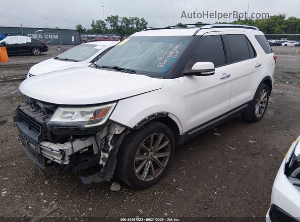 1FM5K7F86HGA34917 2017 FORD EXPLORER Золотой Передняя левая четверть