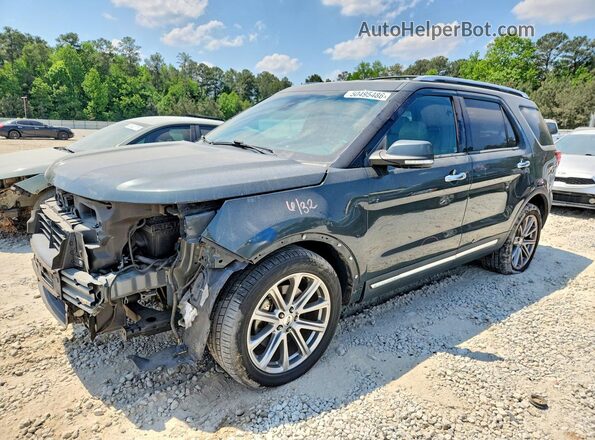1FM5K7F87GGA00984 2016 FORD EXPLORER Gray წინა მარცხენა ხედი სამი მეოთხედიდან