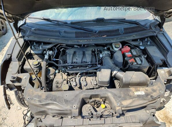 1FM5K7F87GGA00984 2016 FORD EXPLORER Gray ძრავის განყოფილების ხედი
