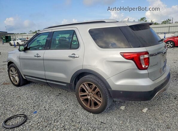 1FM5K7F88HGC59937 2017 FORD EXPLORER Серебряный Задняя левая четверть