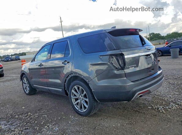 1FM5K7F88HGC68718 2017 FORD EXPLORER Серый Задняя левая четверть