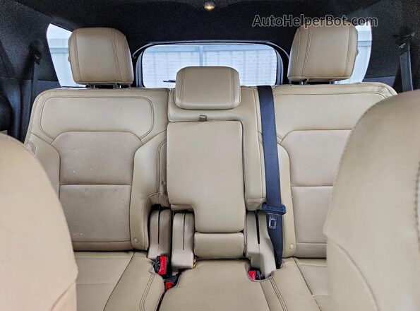 1FM5K7F89GGA03840 2016 FORD EXPLORER Коричневый Вид задних сидений