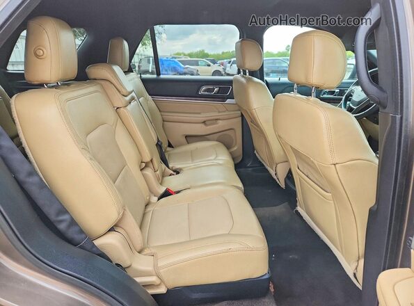 1FM5K7F89GGA03840 2016 FORD EXPLORER Коричневый Вид задней части салона
