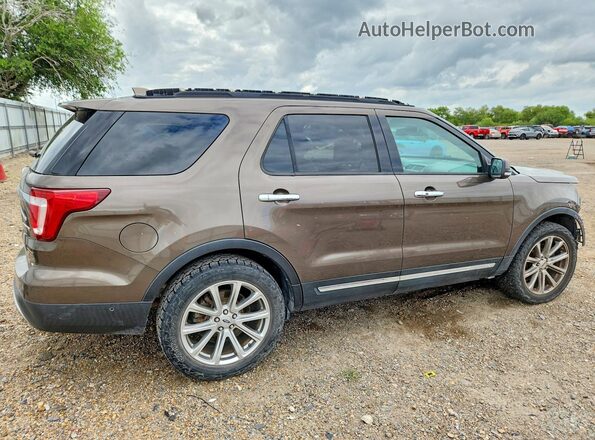 1FM5K7F89GGA03840 2016 FORD EXPLORER Коричневый Задняя правая четверть