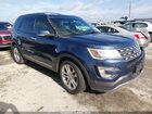 2016 Ford Explorer Limited Blue vin: 1FM5K7F89GGC69682
