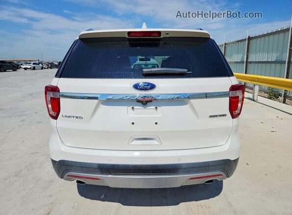1FM5K7F8XGGA51394 2016 FORD EXPLORER Белый Вид сзади