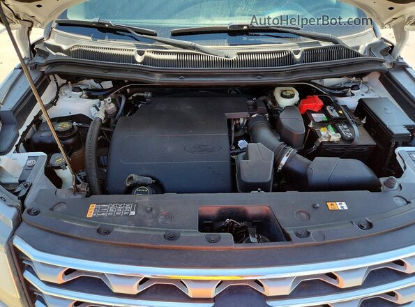 1FM5K7F8XGGA51394 2016 FORD EXPLORER Белый Вид подкапотного пространства