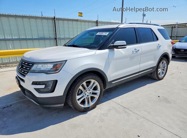 1FM5K7F8XGGA51394 2016 FORD EXPLORER Белый Передняя левая четверть
