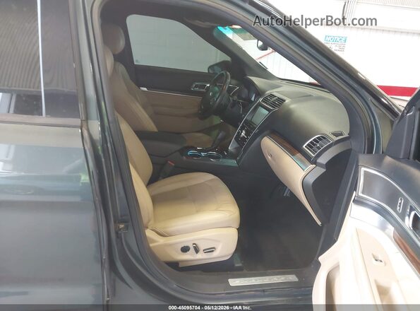 1FM5K7F8XGGC06204 2016 FORD FORD EXPLORER Зеленый Вид салона спереди