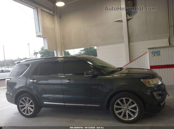 1FM5K7F8XGGC06204 2016 FORD FORD EXPLORER Зеленый Панорамный вид салона 360°