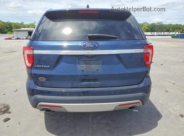 1FM5K7F8XHGA08157 2017 FORD EXPLORER Синий Вид сзади