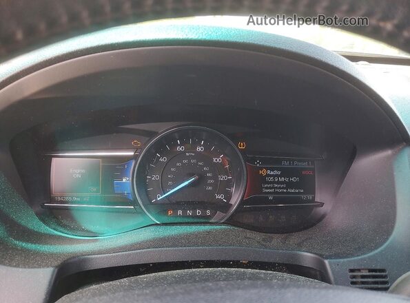 1FM5K7F8XHGA08157 2017 FORD EXPLORER Синий Вид щитка приборов