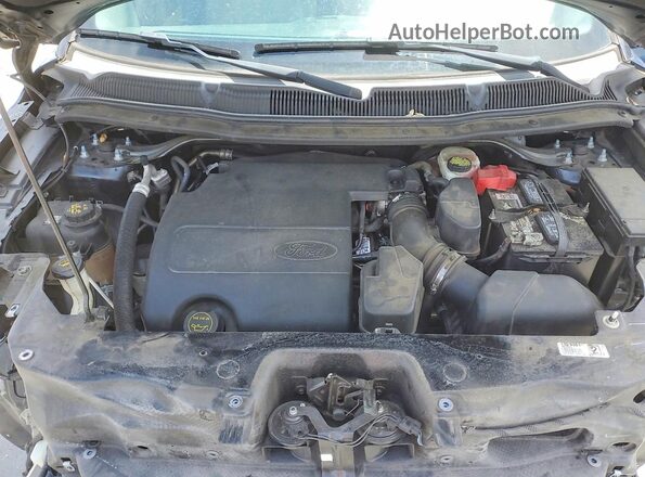 1FM5K7F8XHGA08157 2017 FORD EXPLORER Синий Вид подкапотного пространства