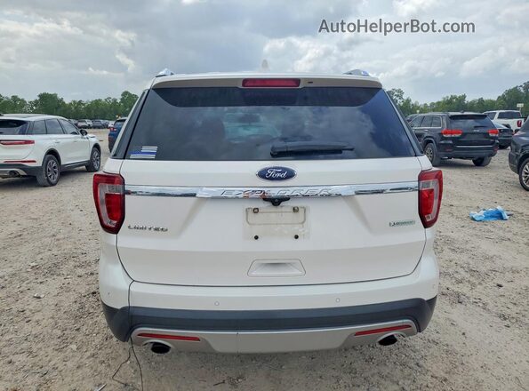 1FM5K7FH1GGA56239 2016 FORD FORD EXPLORER Белый Вид сзади