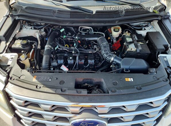 1FM5K7FH1HGA84303 2017 FORD EXPLORER Белый Вид подкапотного пространства