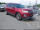 2016 Ford Explorer Limited Red vin: 1FM5K7FH2GGD20651