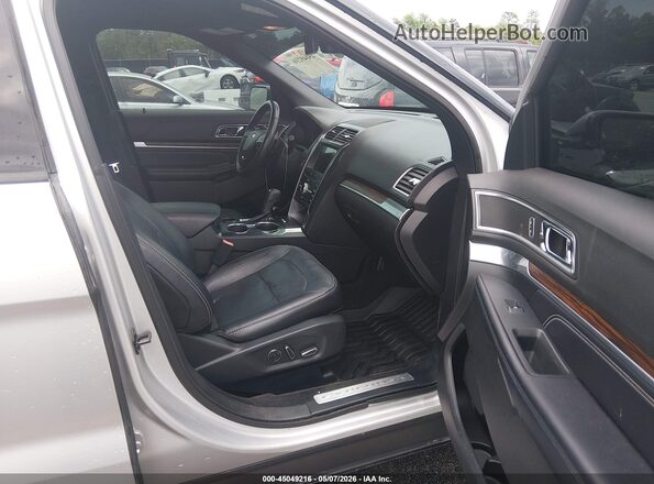 1FM5K7FH4HGC51379 2017 FORD FORD EXPLORER Gray წინა სალონის ხედი