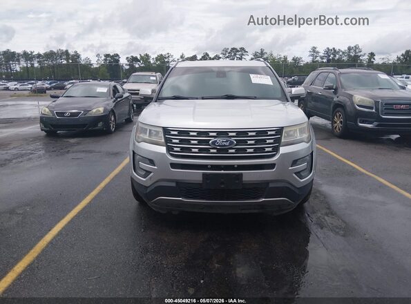 1FM5K7FH4HGC51379 2017 FORD FORD EXPLORER Gray ხელსაწყოთა პანელის ხედი