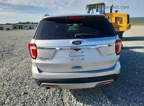 1FM5K7FH5HGE33205 2017 FORD EXPLORER Серебряный Вид сзади