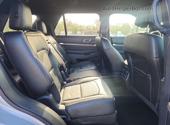 1FM5K7FH5HGE33205 2017 FORD EXPLORER Серебряный Вид задней части салона