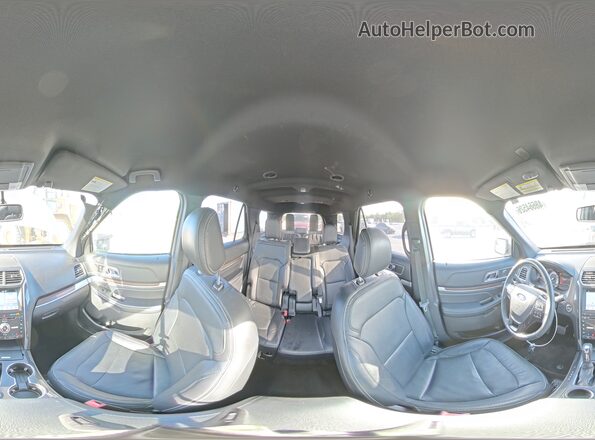 1FM5K7FH5HGE33205 2017 FORD EXPLORER Серебряный Панорамный вид салона 360°