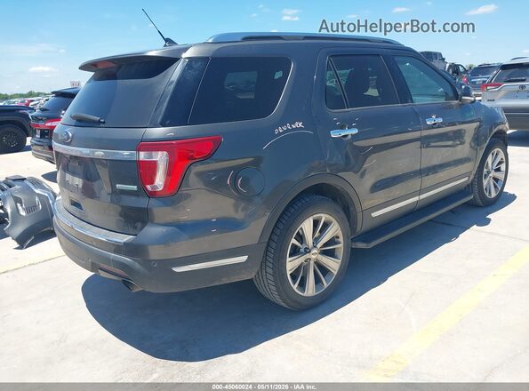 1FM5K7FH7JGC46540 2018 FORD FORD EXPLORER Серый Задняя правая четверть