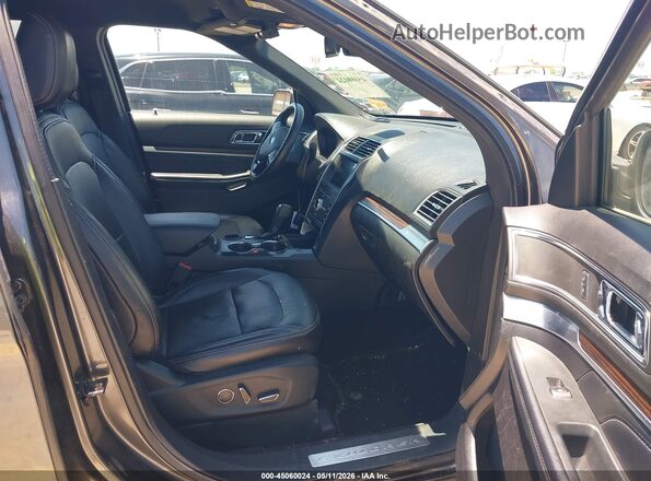 1FM5K7FH7JGC46540 2018 FORD FORD EXPLORER Серый Вид салона спереди