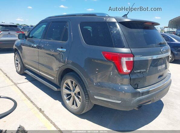1FM5K7FH7JGC46540 2018 FORD FORD EXPLORER Серый Задняя левая четверть