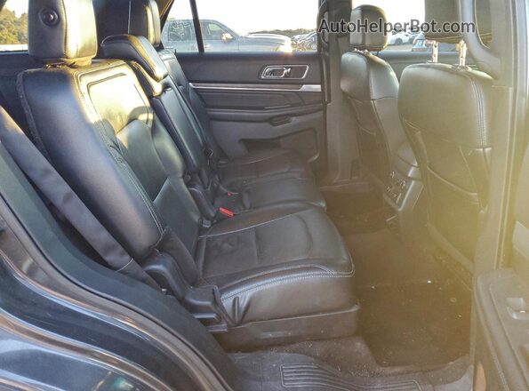 1FM5K7FH9GGA42573 2016 FORD EXPLORER Серебряный Вид задних сидений