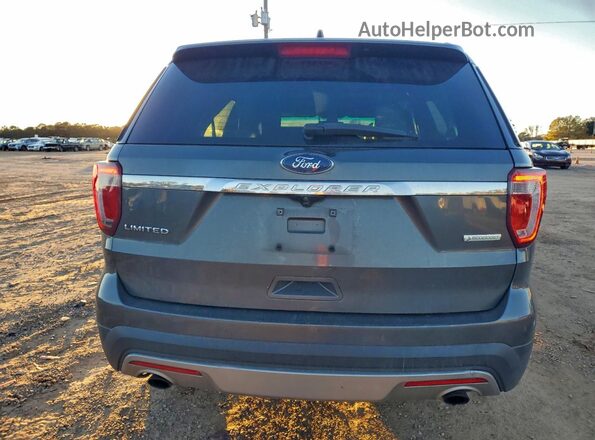 1FM5K7FH9GGA42573 2016 FORD EXPLORER Серебряный Вид сзади