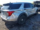 2020 Ford Explorer Police Interceptor Silver vin: 1FM5K8AB1LGC65533