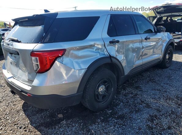 1FM5K8AB1LGC65533 2020 FORD EXPLORER Silver Tył prawy