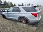 2021 Ford Explorer Police Interceptor Серебряный vin: 1FM5K8AB1MGC21887