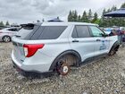 2021 Ford Explorer Police Interceptor Серебряный vin: 1FM5K8AB1MGC21887