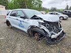 2021 Ford Explorer Police Interceptor Серебряный vin: 1FM5K8AB1MGC21887