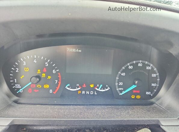 1FM5K8AB1MGC21887 2021 FORD EXPLORER Серебряный Вид щитка приборов