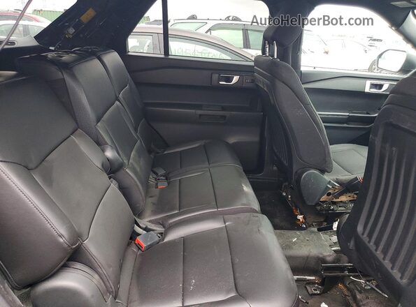 1FM5K8AB2LGC99674 2020 FORD EXPLORER Black Widok tylnych siedzeń
